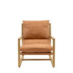 Brome Lounge Chair Vint Brown Leather