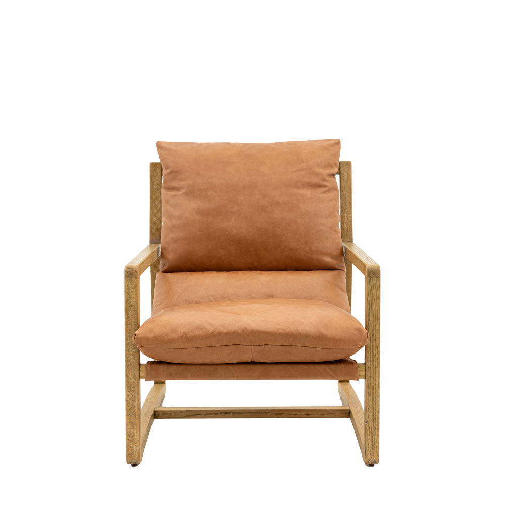 Brome Lounge Chair Vint Brown Leather