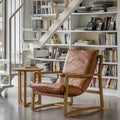 Brome Lounge Chair Vint Brown Leather