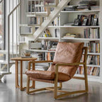 Brome Lounge Chair Vint Brown Leather
