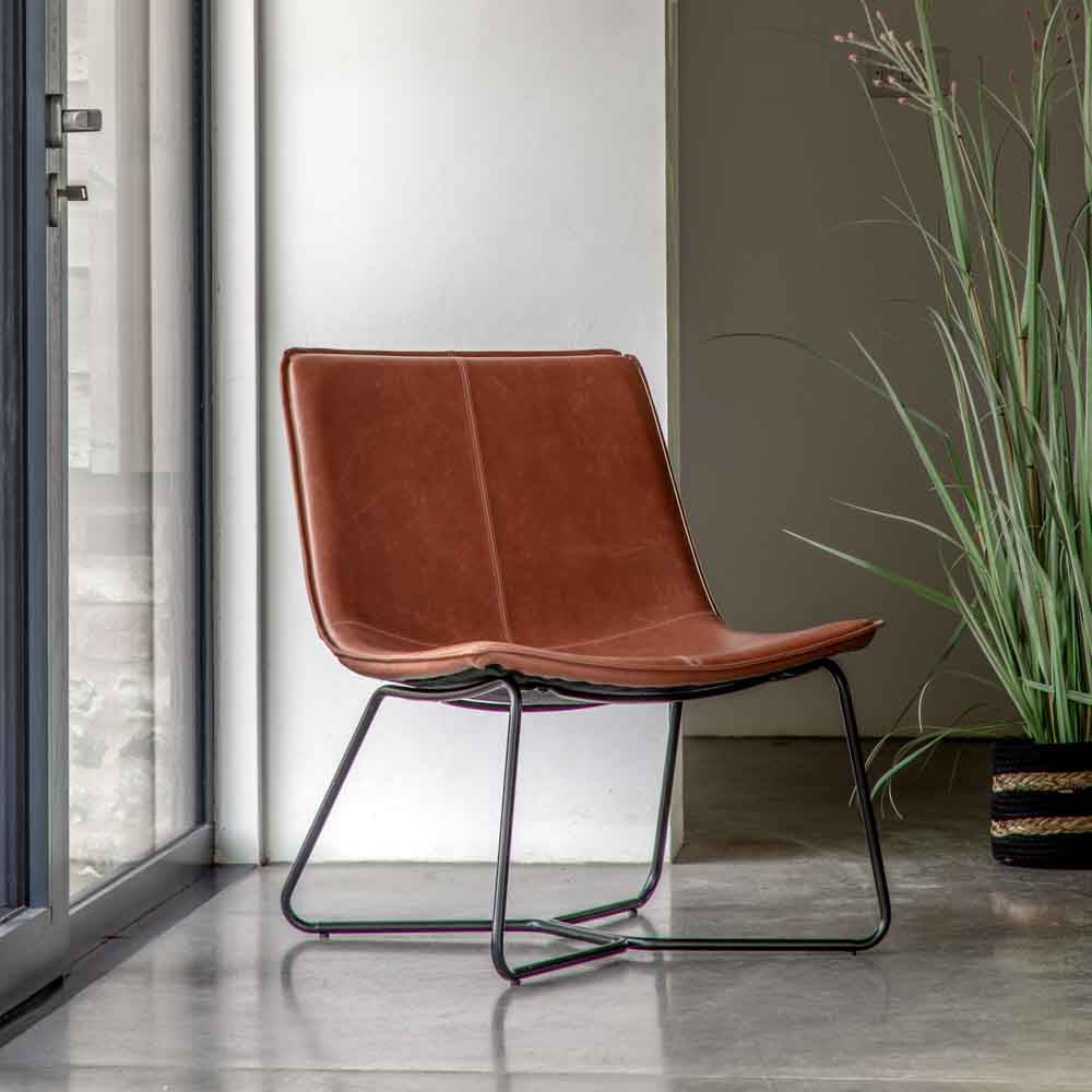 Dayton Lounge Chair Brown