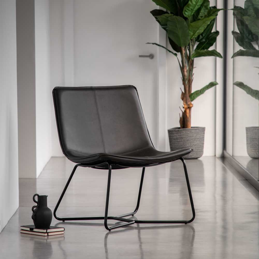 Dayton Lounge Chair Charcoal