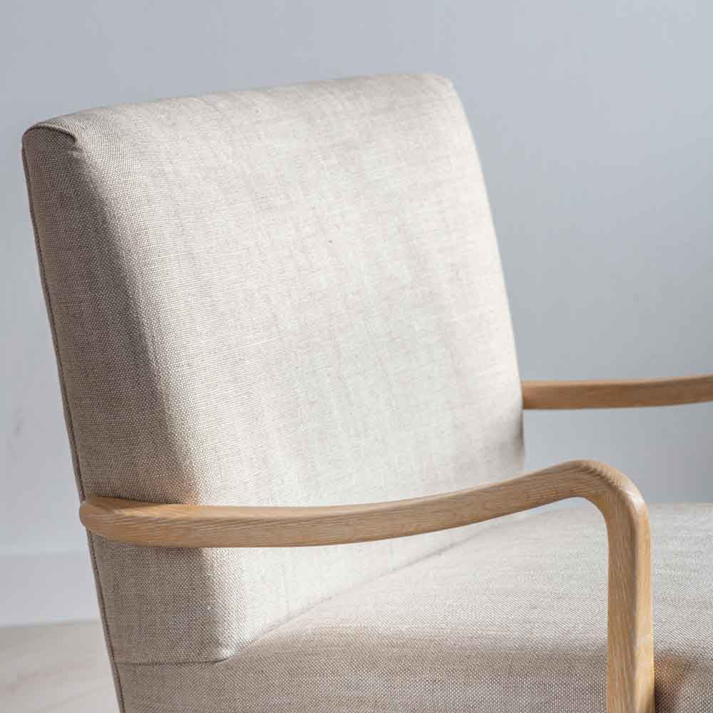 Bayonne Armchair Natural Linen