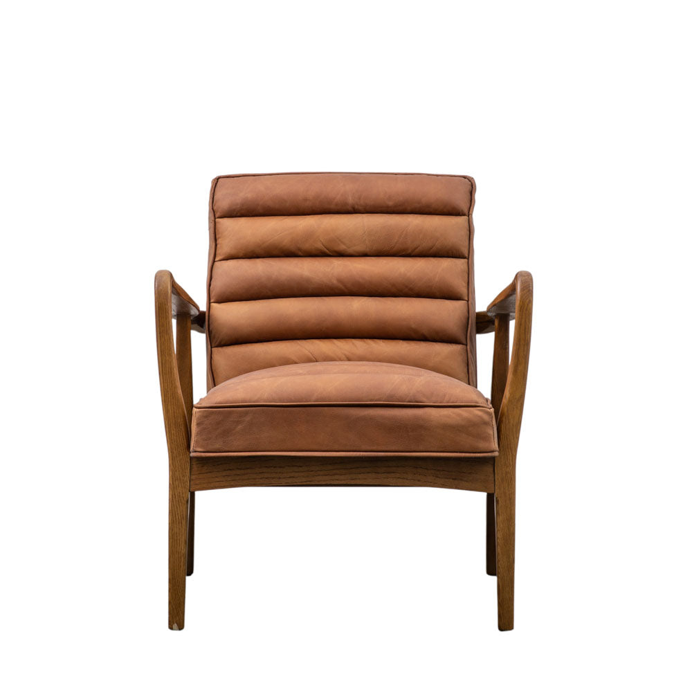 Busan Armchair Vintage Brown Leather