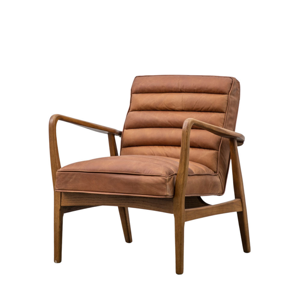 Busan Armchair Vintage Brown Leather