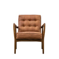 Wigan Armchair Vintage Brown Leather