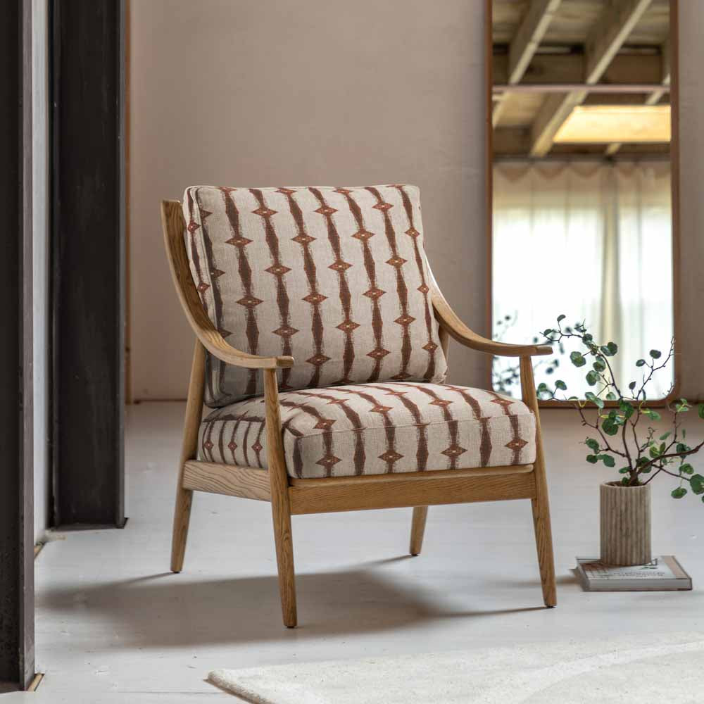 Mumbai Armchair Indra Stripe