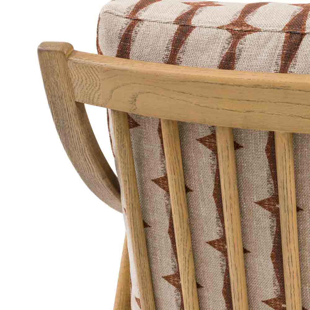 Mumbai Armchair Indra Stripe