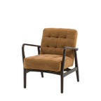 Wigan Armchair Ochre Faux Sheepskin