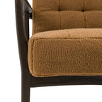 Wigan Armchair Ochre Faux Sheepskin