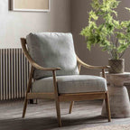 Mumbai Armchair Natural Linen