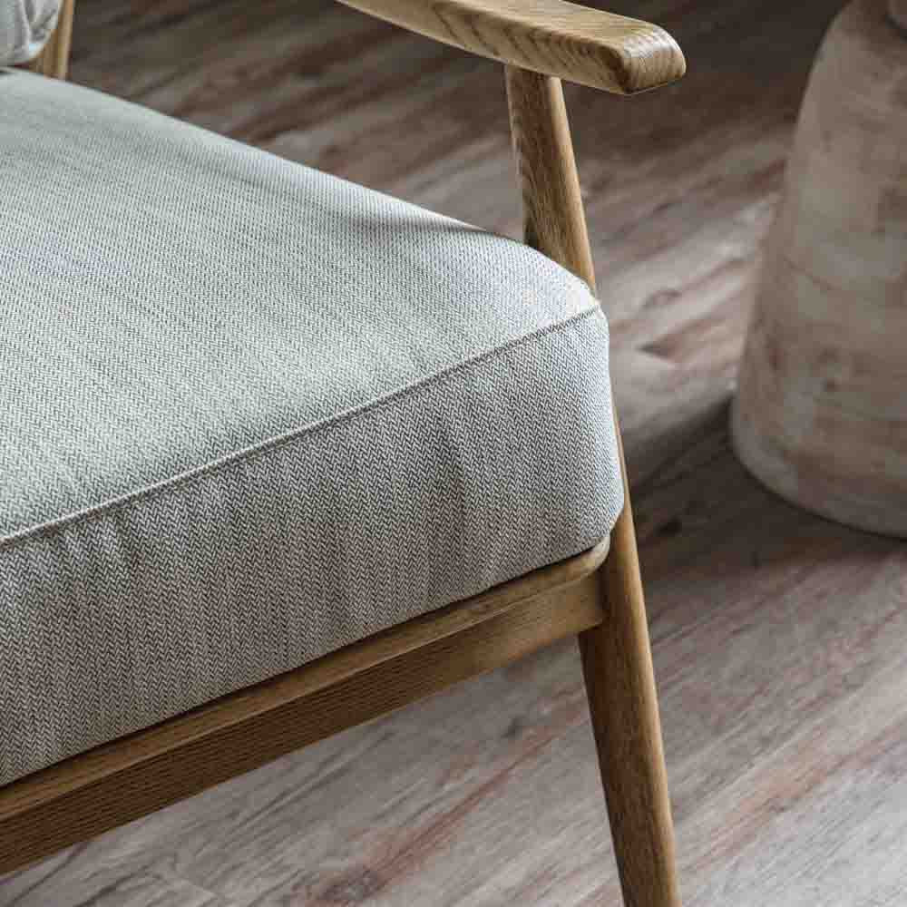 Mumbai Armchair Natural Linen
