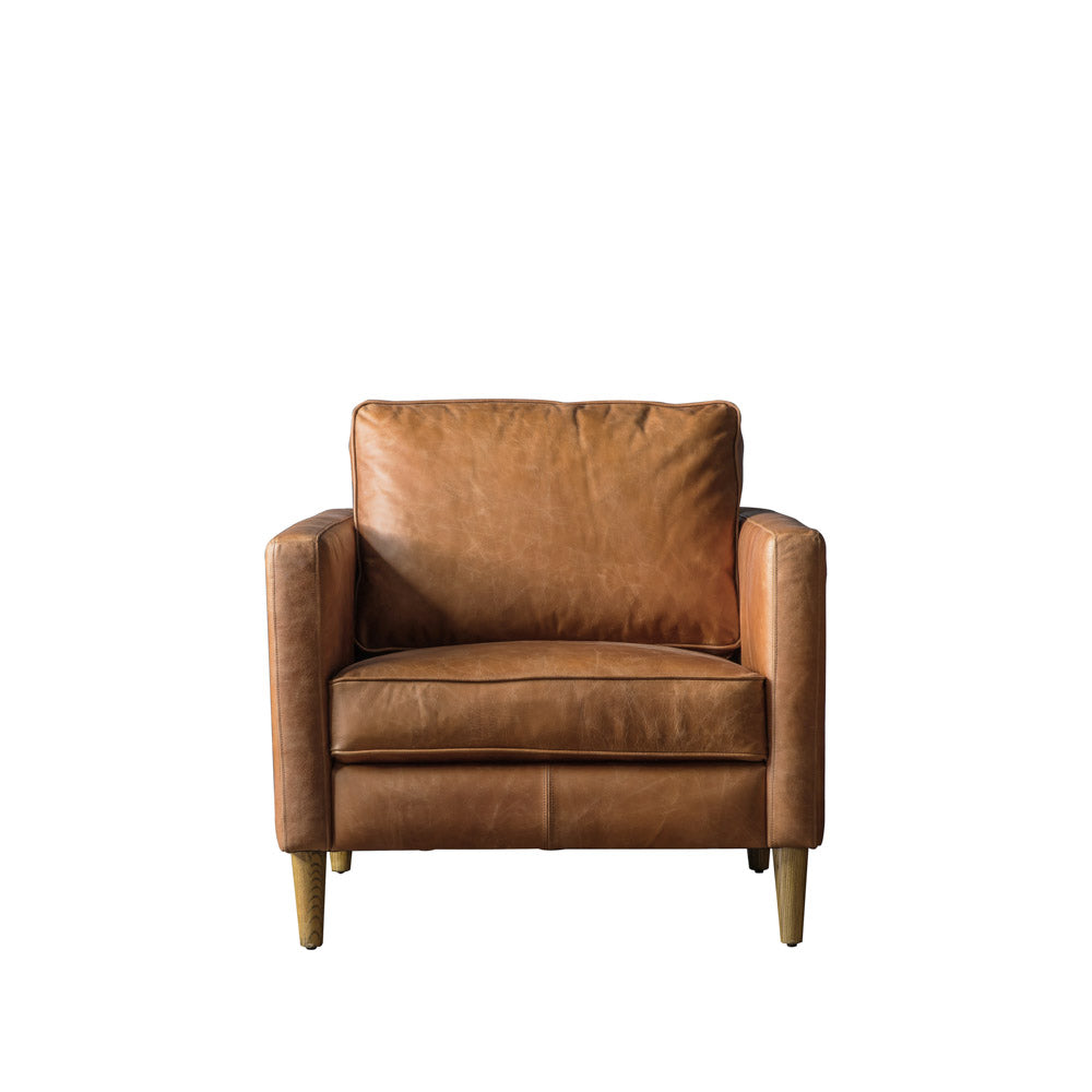 Bursa Armchair Vintage Brown Leather