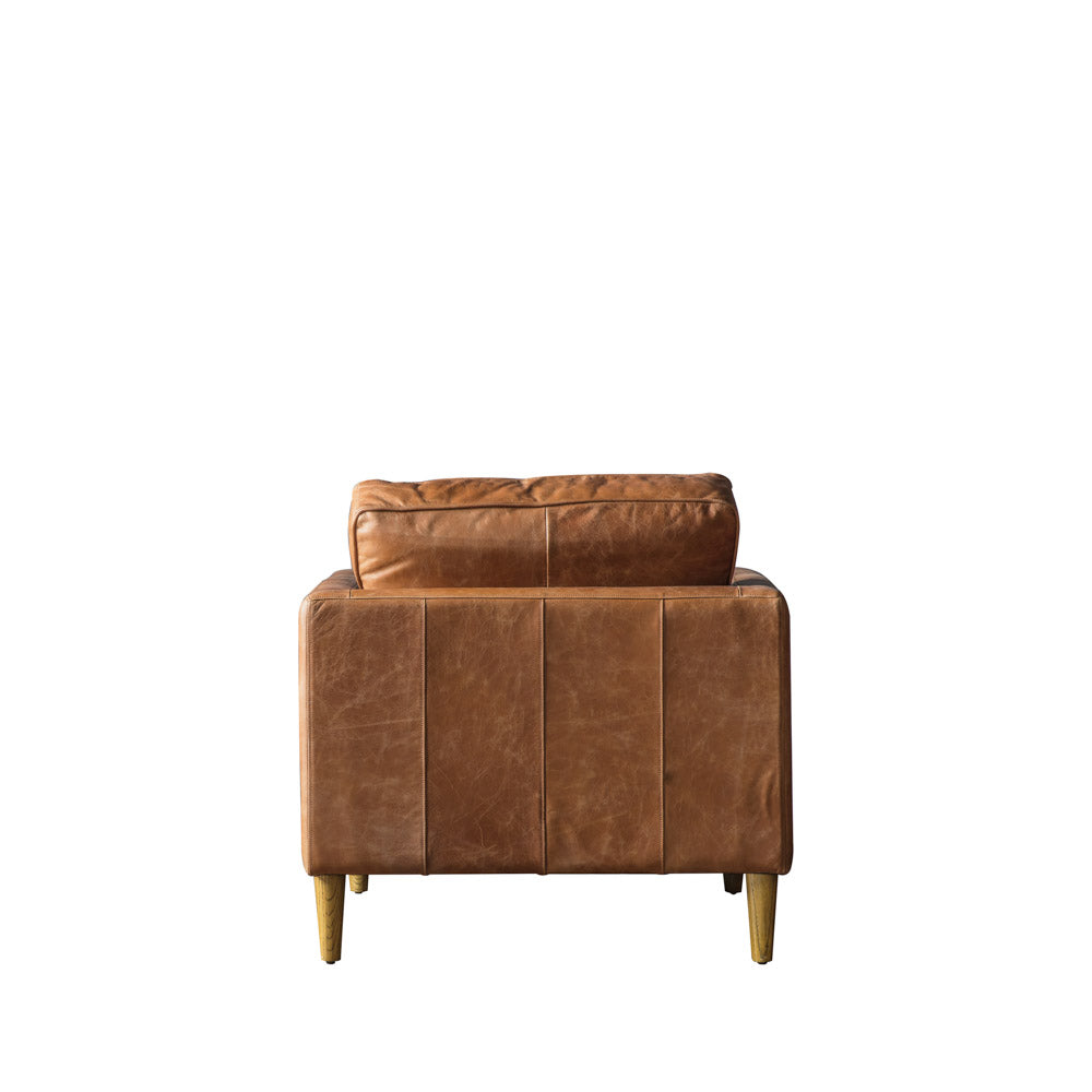 Bursa Armchair Vintage Brown Leather