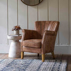 Kobe Armchair Brown Leather