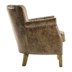 Kobe Armchair Brown Leather