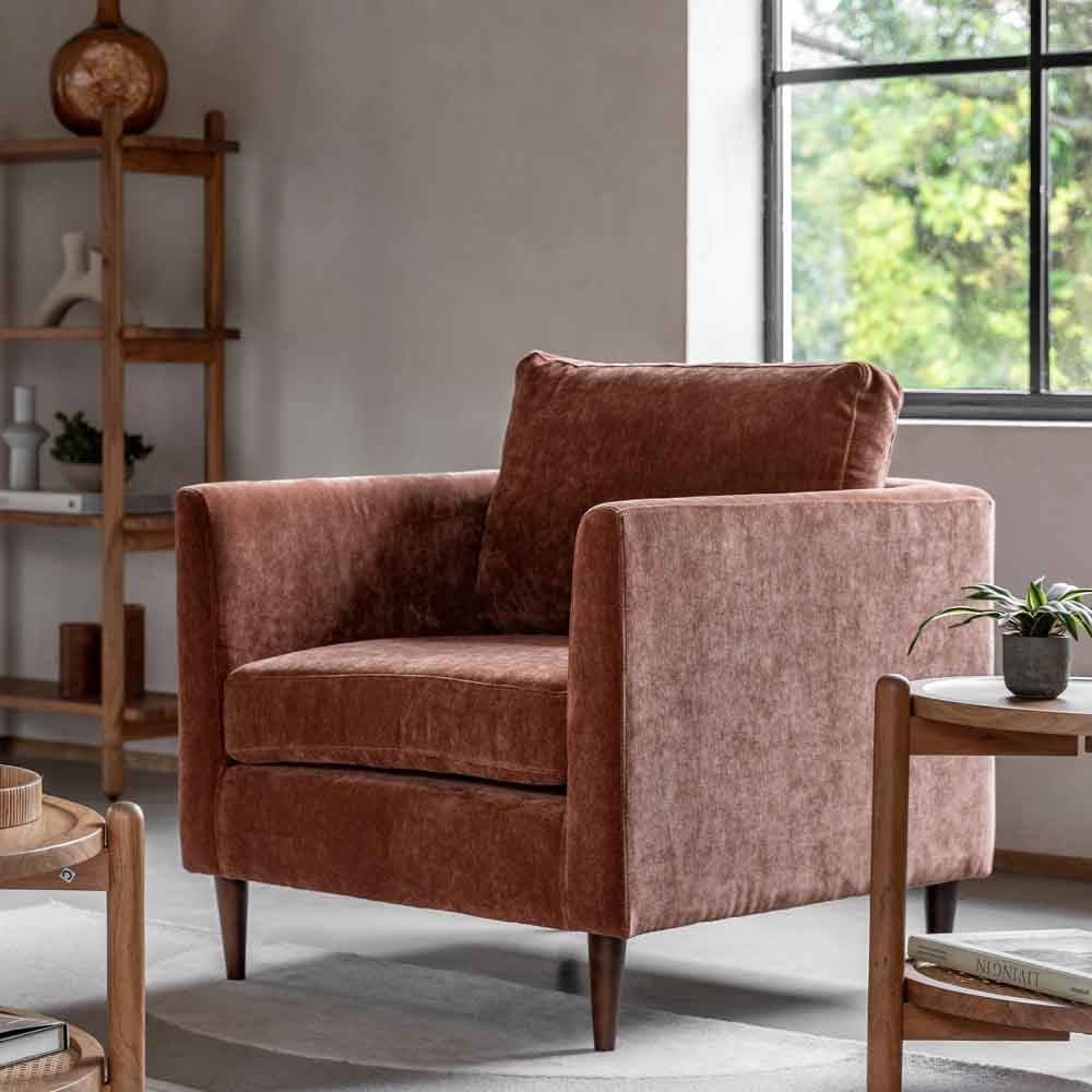 Alfeld Armchair Rust