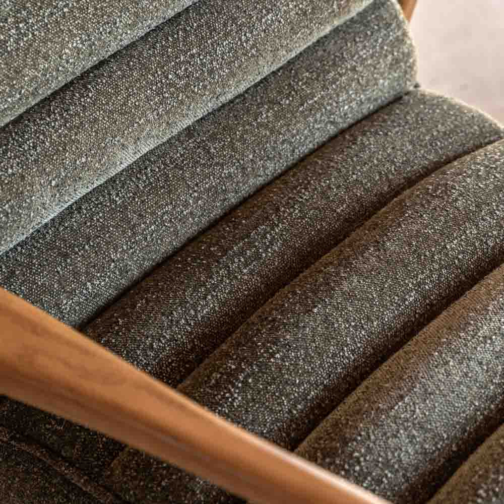Busan Armchair Green Boucle