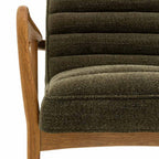 Busan Armchair Green Boucle