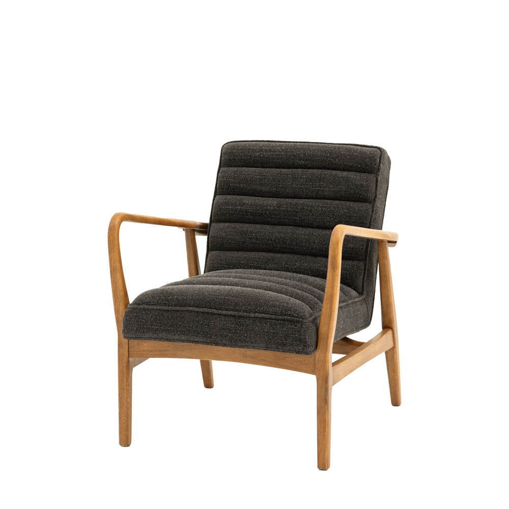 Busan Armchair Charcoal Boucle