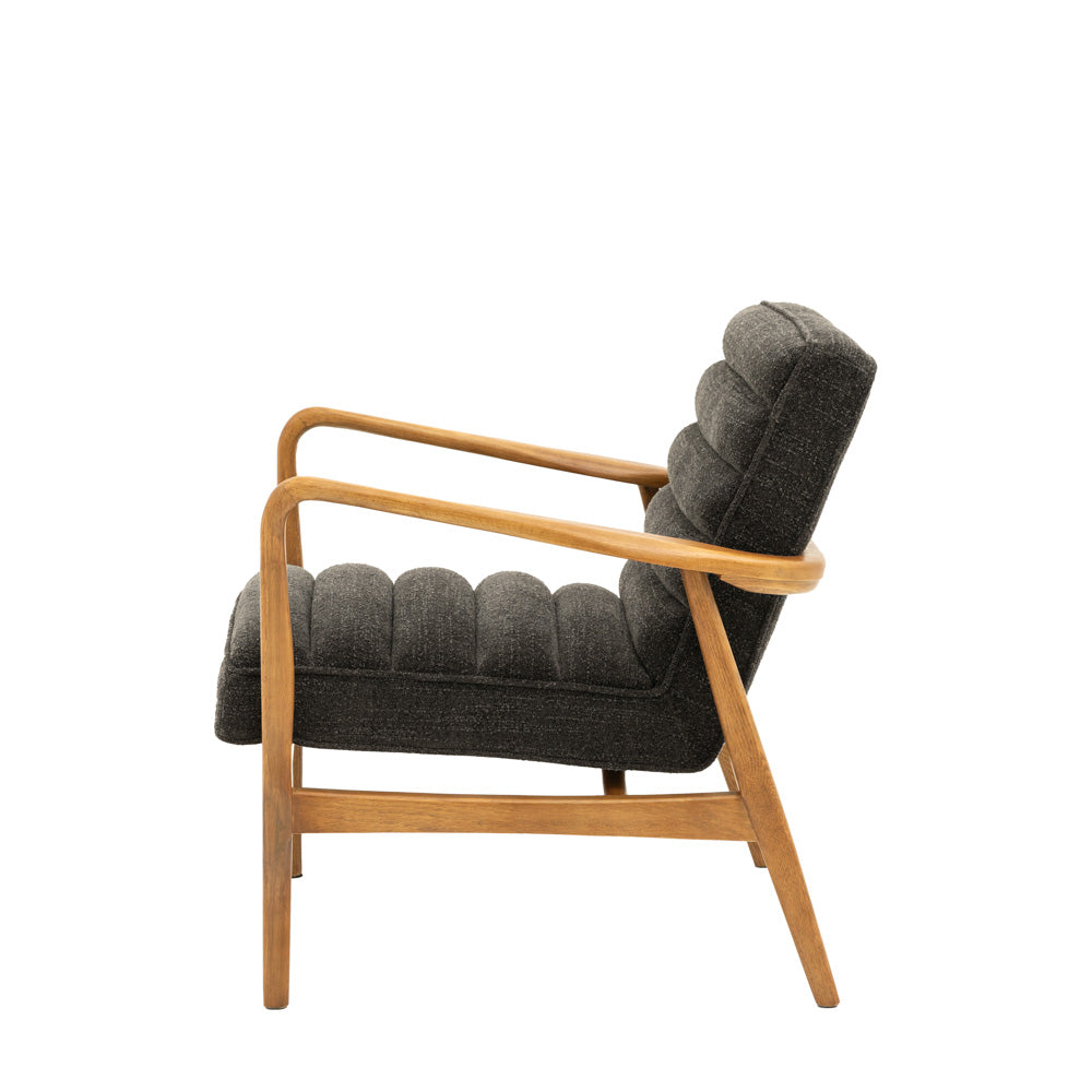 Busan Armchair Charcoal Boucle