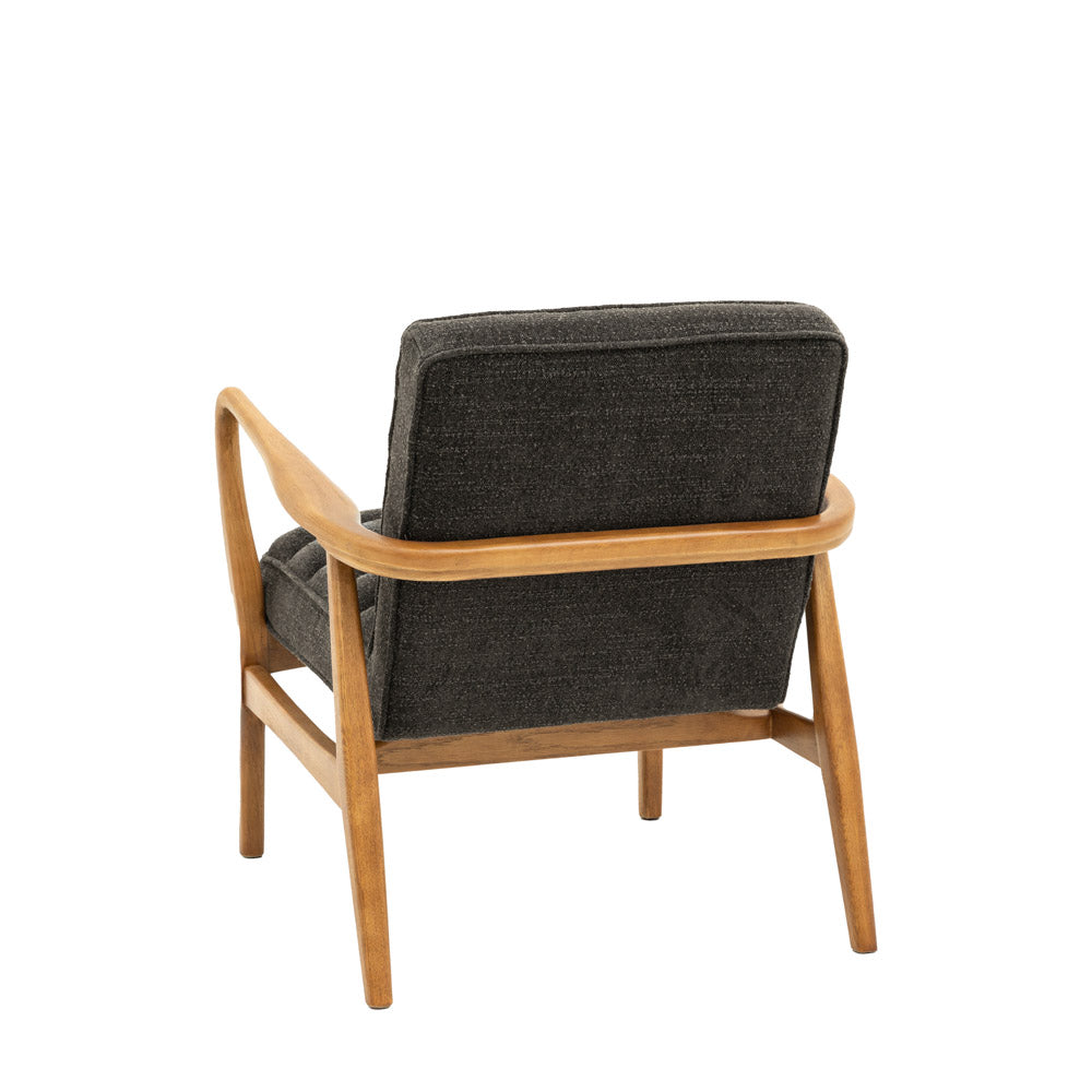 Busan Armchair Charcoal Boucle