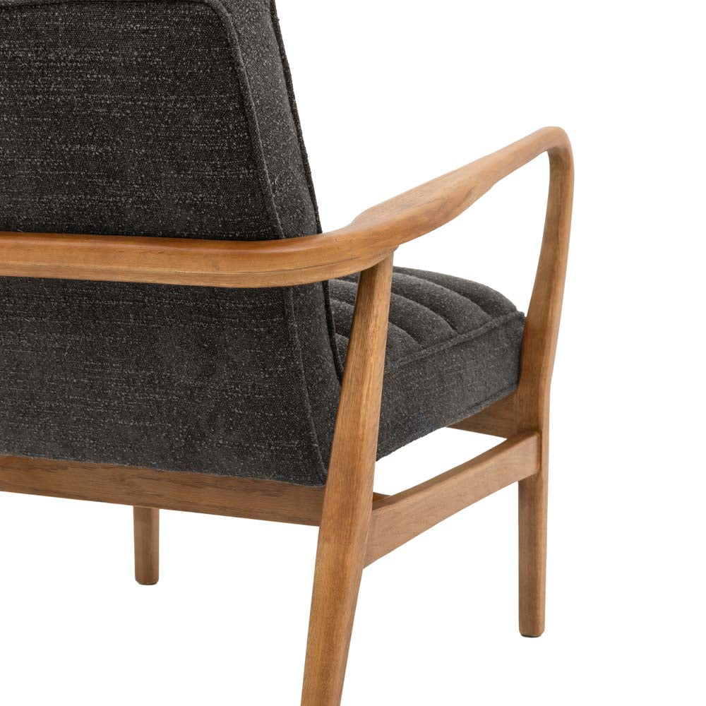 Busan Armchair Charcoal Boucle