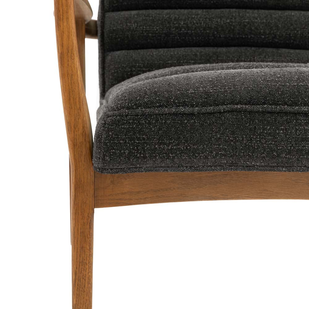 Busan Armchair Charcoal Boucle
