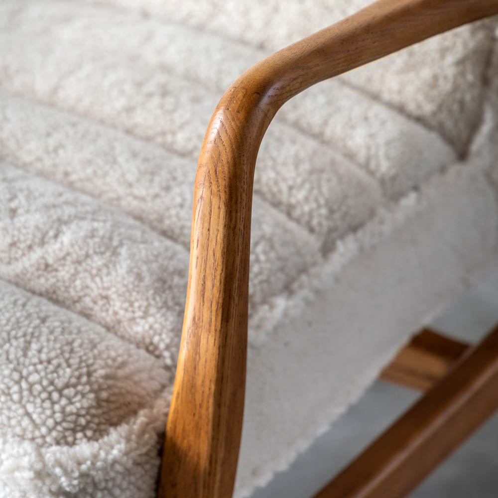 Busan Armchair Cream Sheepskin