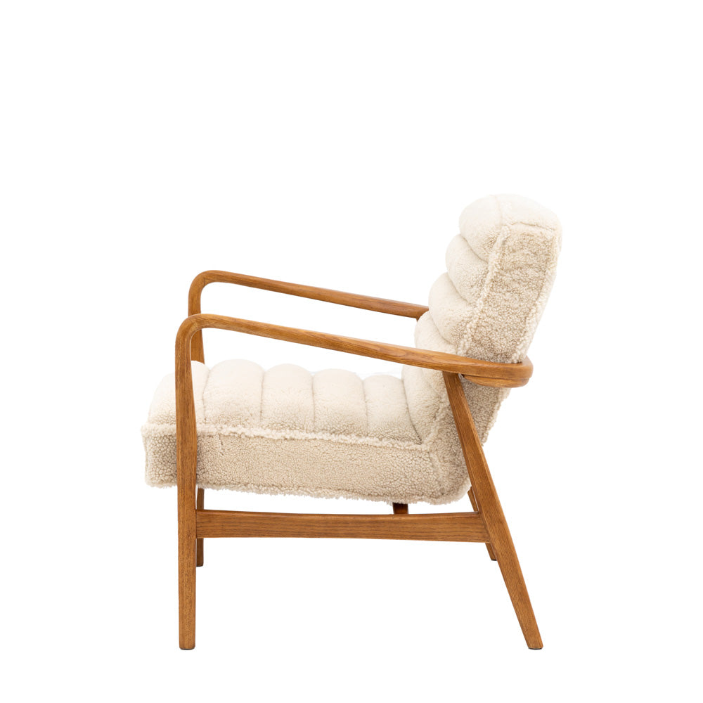 Busan Armchair Cream Sheepskin
