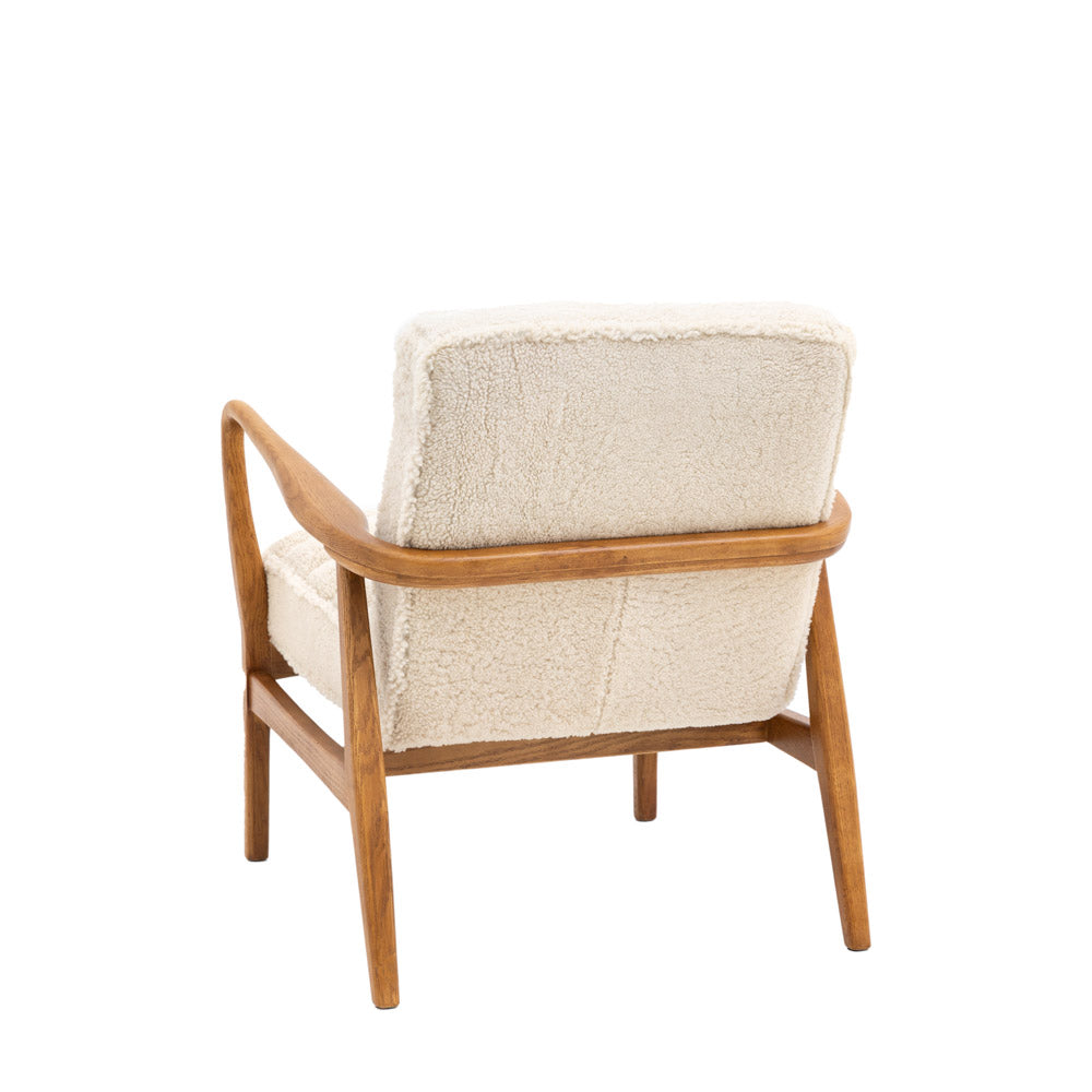 Busan Armchair Cream Sheepskin