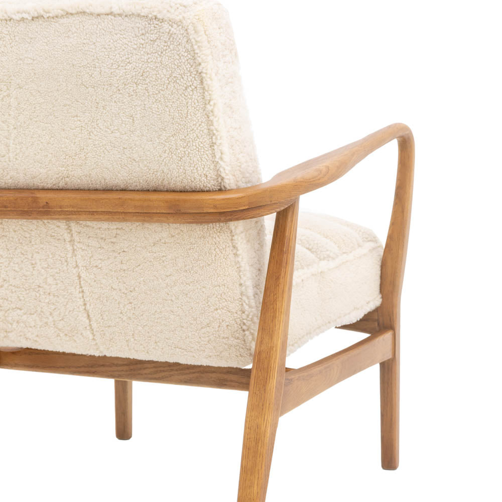 Busan Armchair Cream Sheepskin