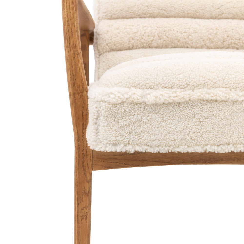 Busan Armchair Cream Sheepskin