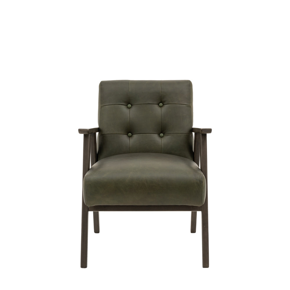 Whitehall Armchair Heritage Green Leather
