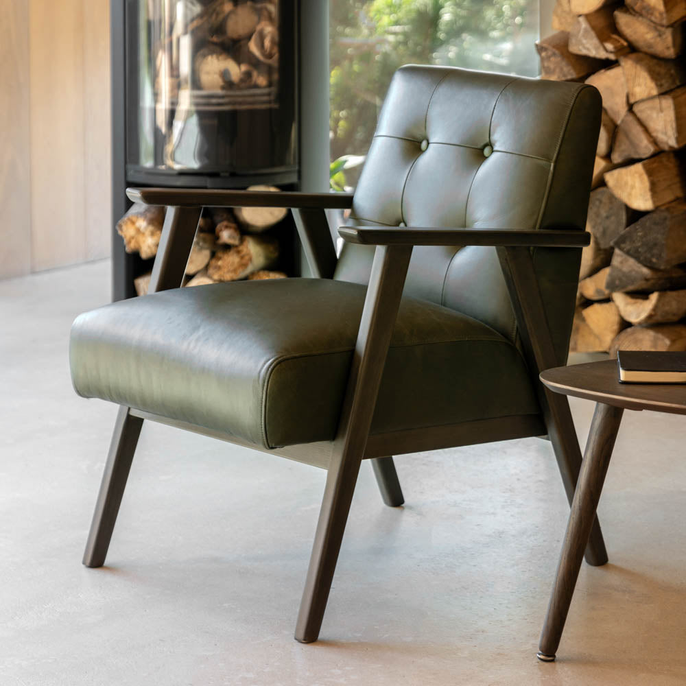 Whitehall Armchair Heritage Green Leather