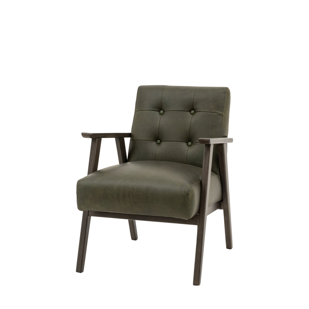 Whitehall Armchair Heritage Green Leather