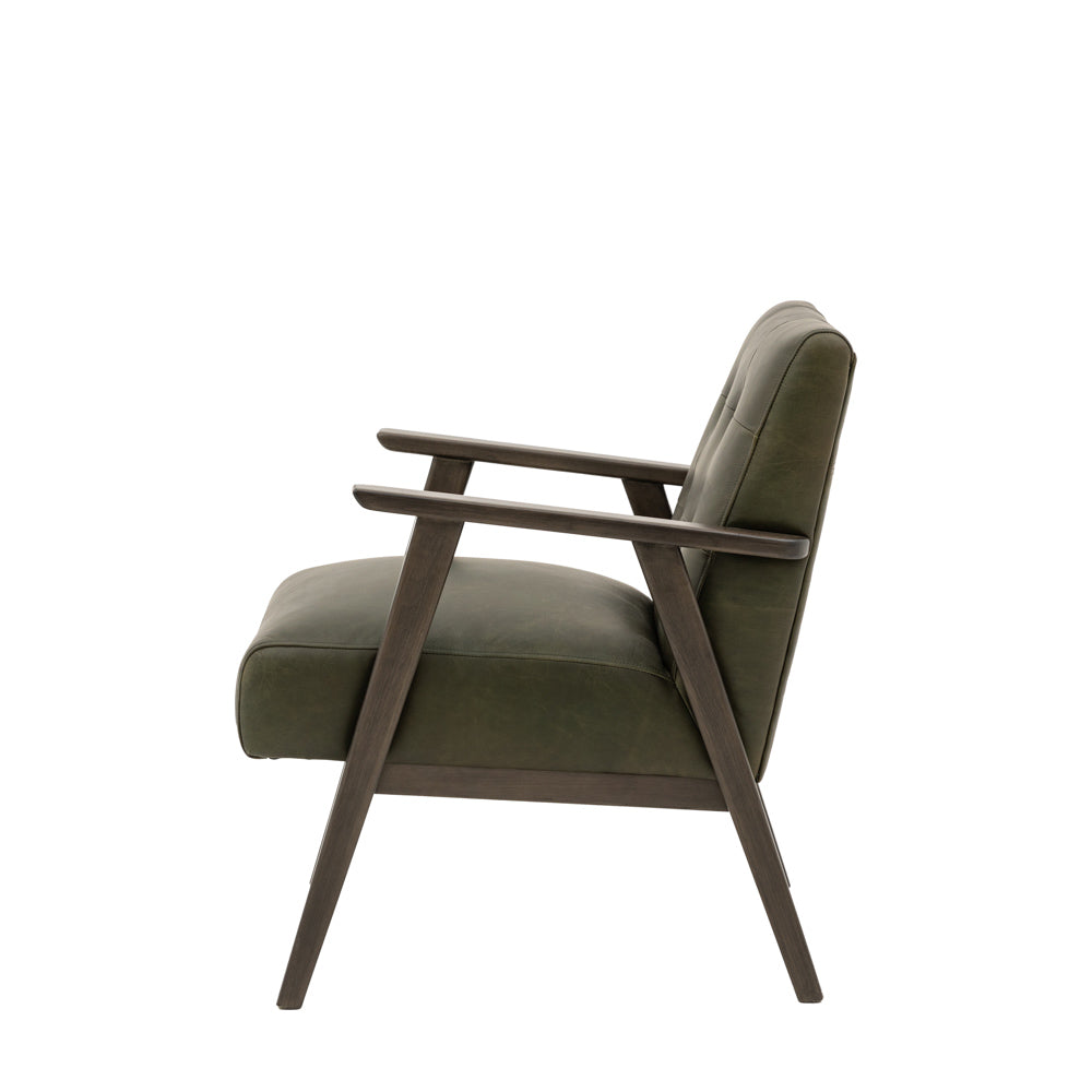 Whitehall Armchair Heritage Green Leather