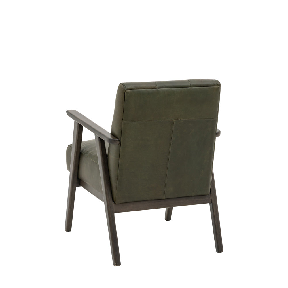 Whitehall Armchair Heritage Green Leather