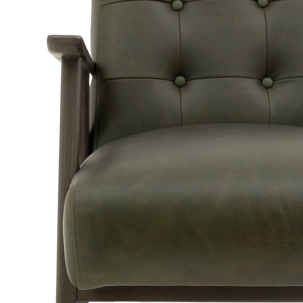 Whitehall Armchair Heritage Green Leather