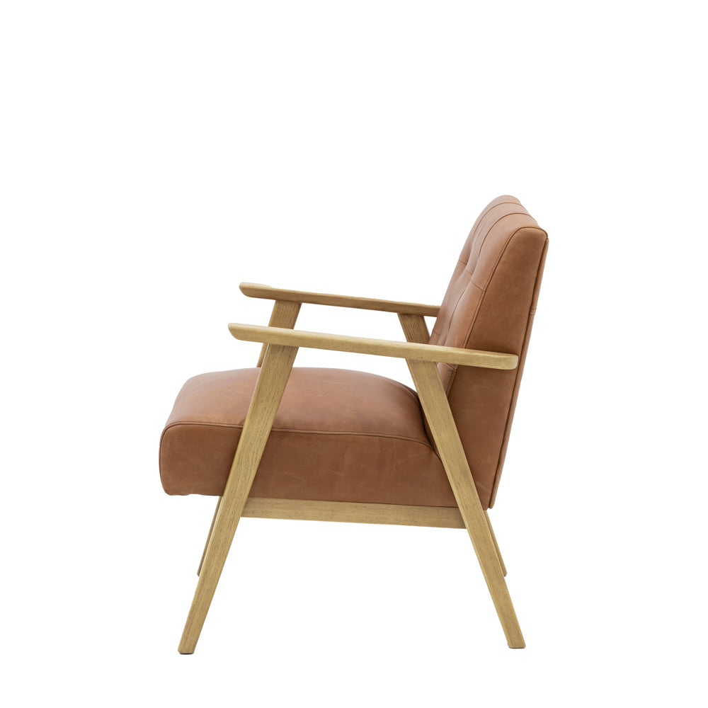 Whitehall Armchair Antique Brown Leather