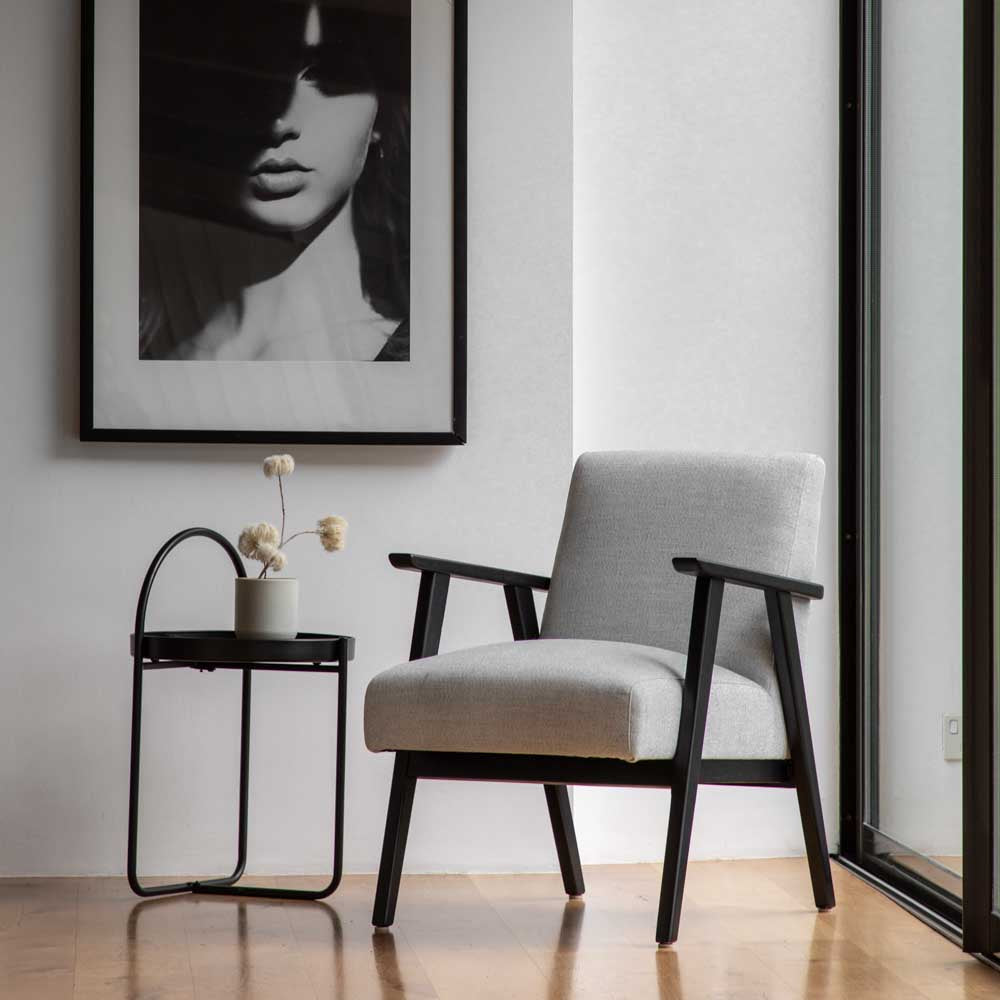 Bedford Armchair Mottled Stone
