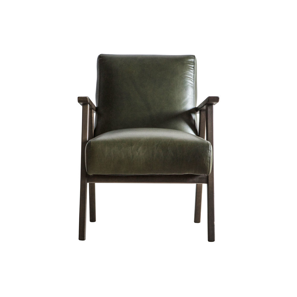 Bedford Armchair Heritage Green Leather