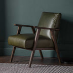 Bedford Armchair Heritage Green Leather