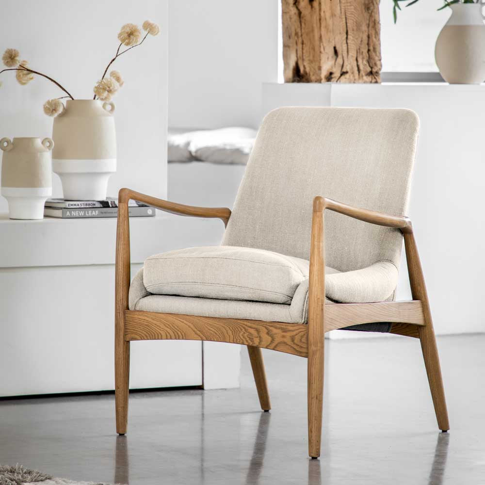 Darro Armchair Natural Linen