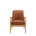 Darro Armchair Brown Leather