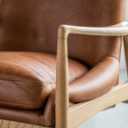 Darro Armchair Brown Leather