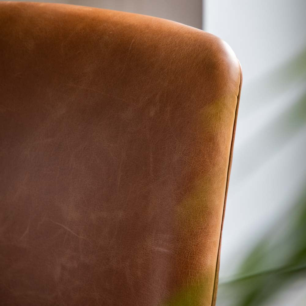 Darro Armchair Brown Leather
