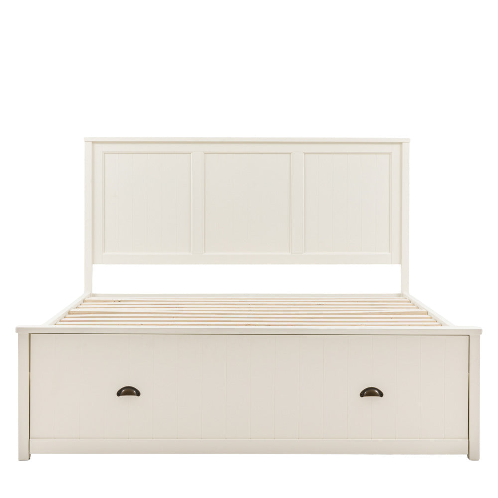 Oxford 5' 2 Drawer Storage Bed White