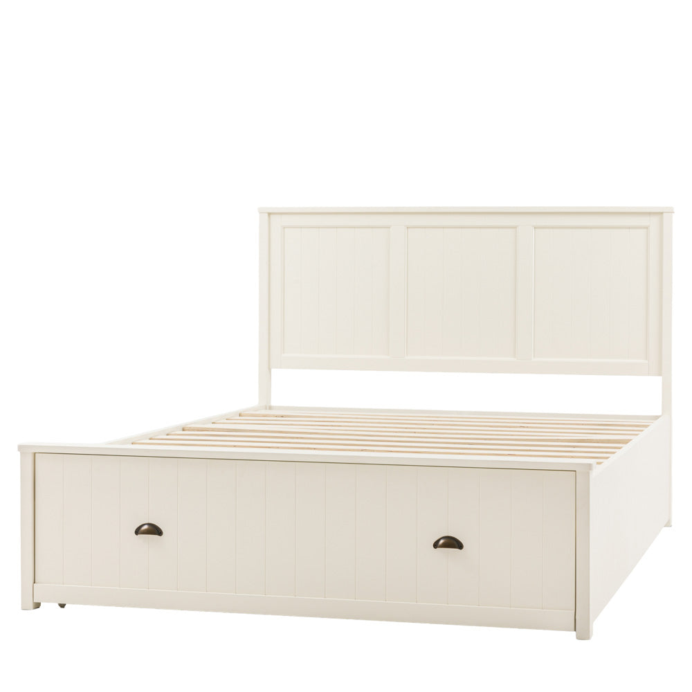 Oxford 5' 2 Drawer Storage Bed White