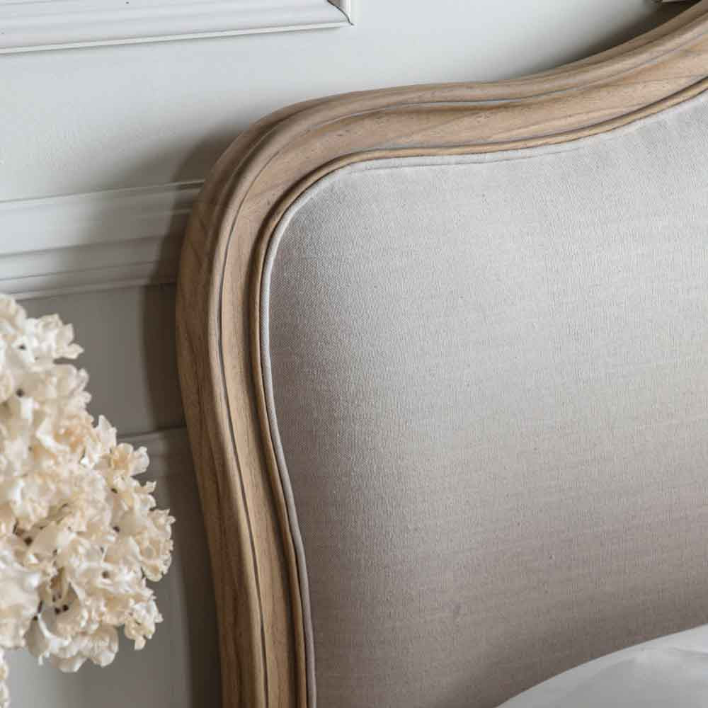 Ghent 5' Linen Upholstered Bed Weathered